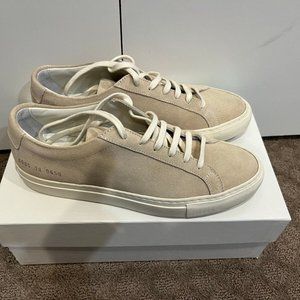 Common Projects Achilles Low Size 38 Suede Nude